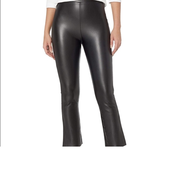 BB Dakota By Steve Madden- On the Wide Side Leather Pants - Picture 2 of 9